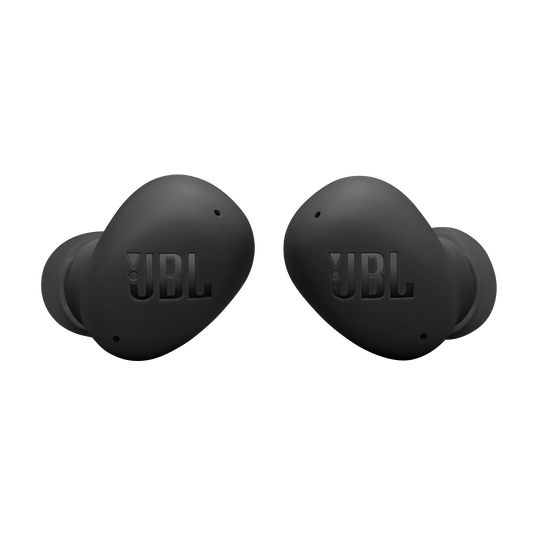 JBL Vibe Buds 2 - Black - True Wireless Noise Cancelling Earbuds - Front
